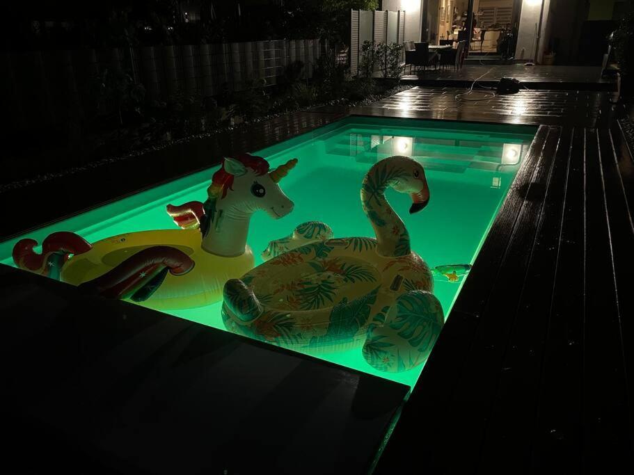 Villa Mit Pool 锡格堡 外观 照片